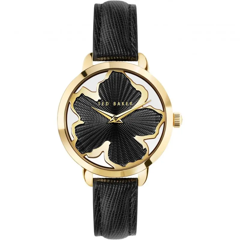 Ted Baker - Black/Gold Magnolia Ladies Watch