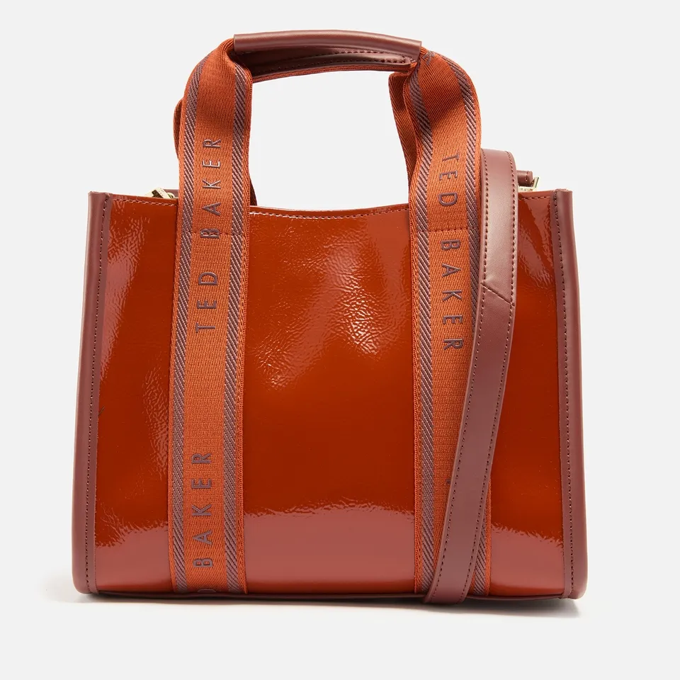 Ted Baker Celiane Faux Patent Leather Tote Bag