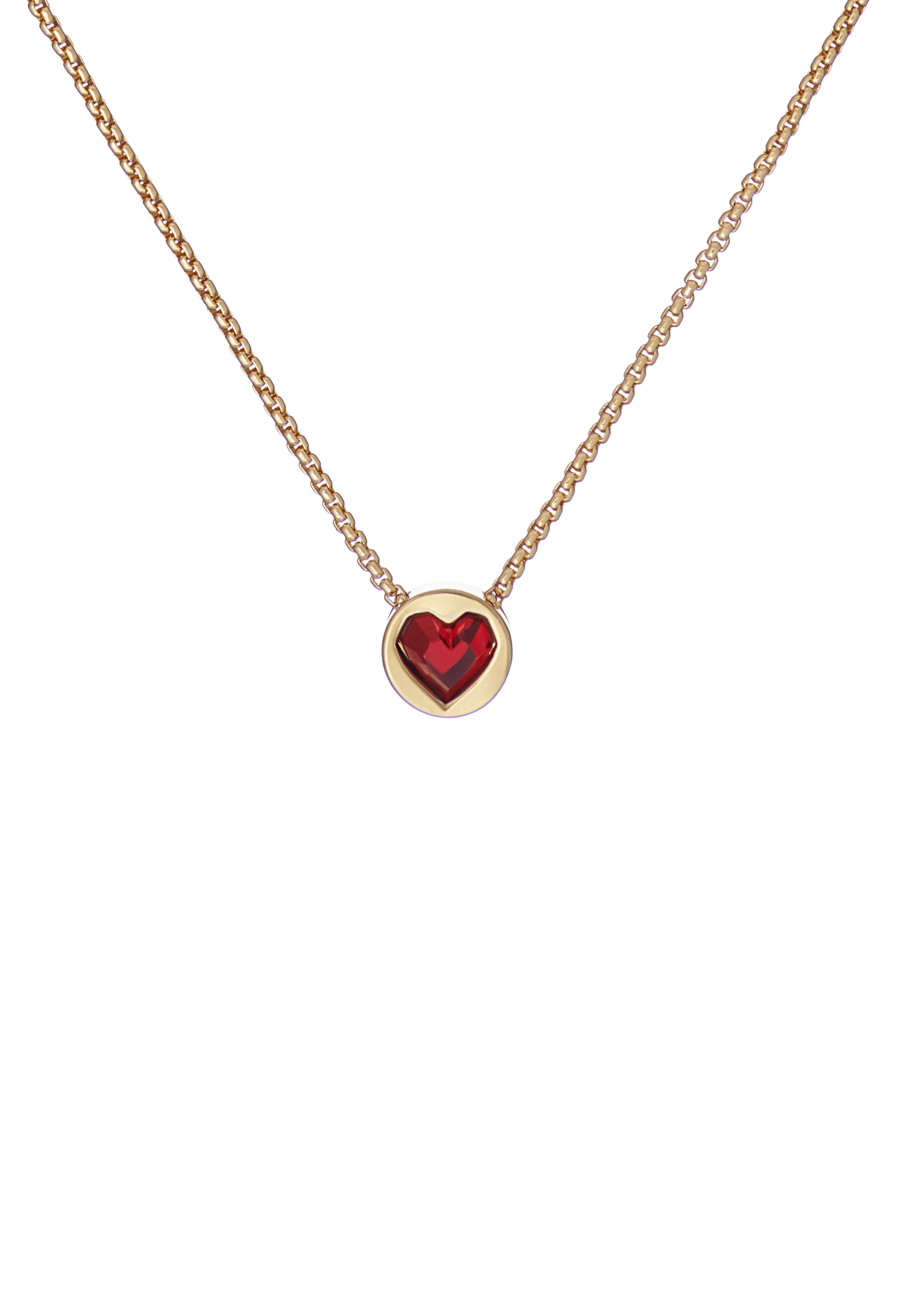 Ted Baker Harparh Heart Rock Pendant Gold Plated