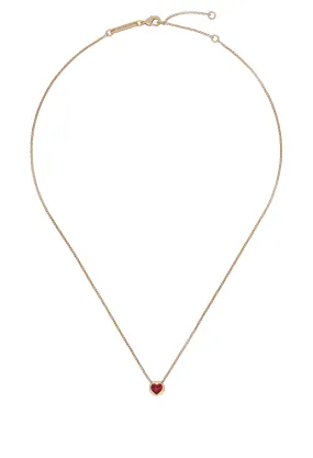 Ted Baker Harparh Heart Rock Pendant Gold Plated