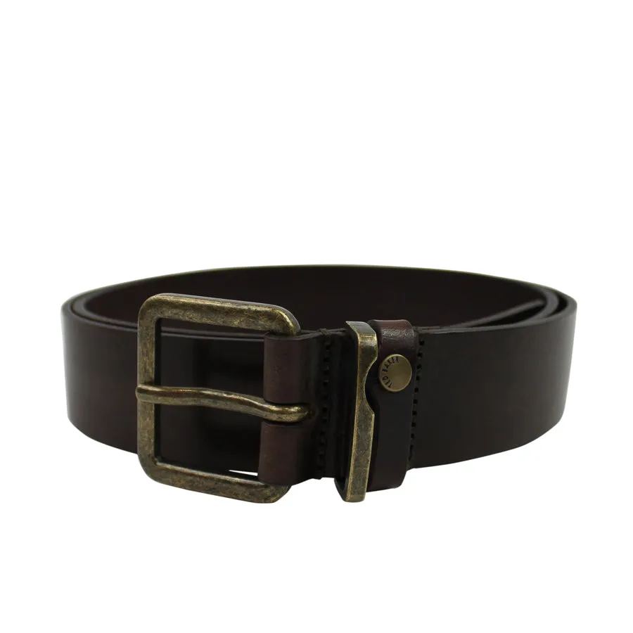 Ted Baker - Katchup Leather Belt in Chocolate