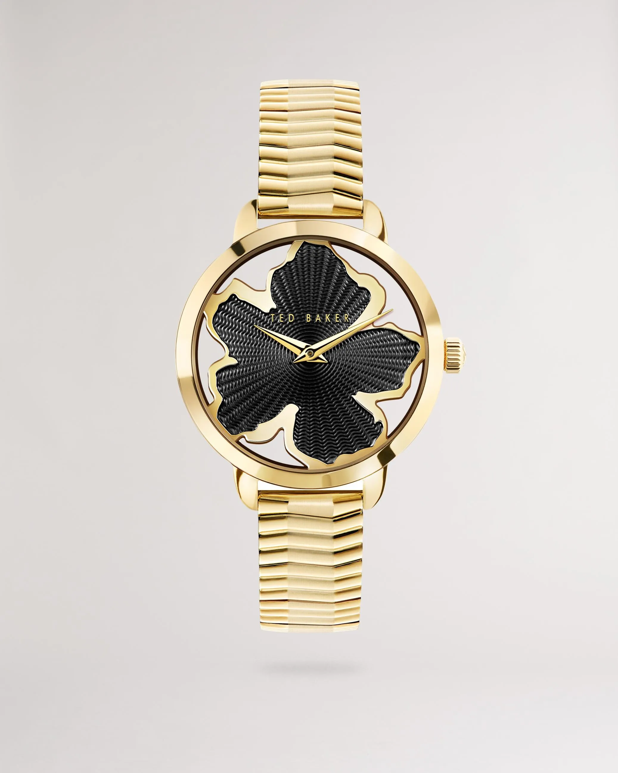 Ted Baker - Lillli Gold Magnolia Dial Bracelet Watch