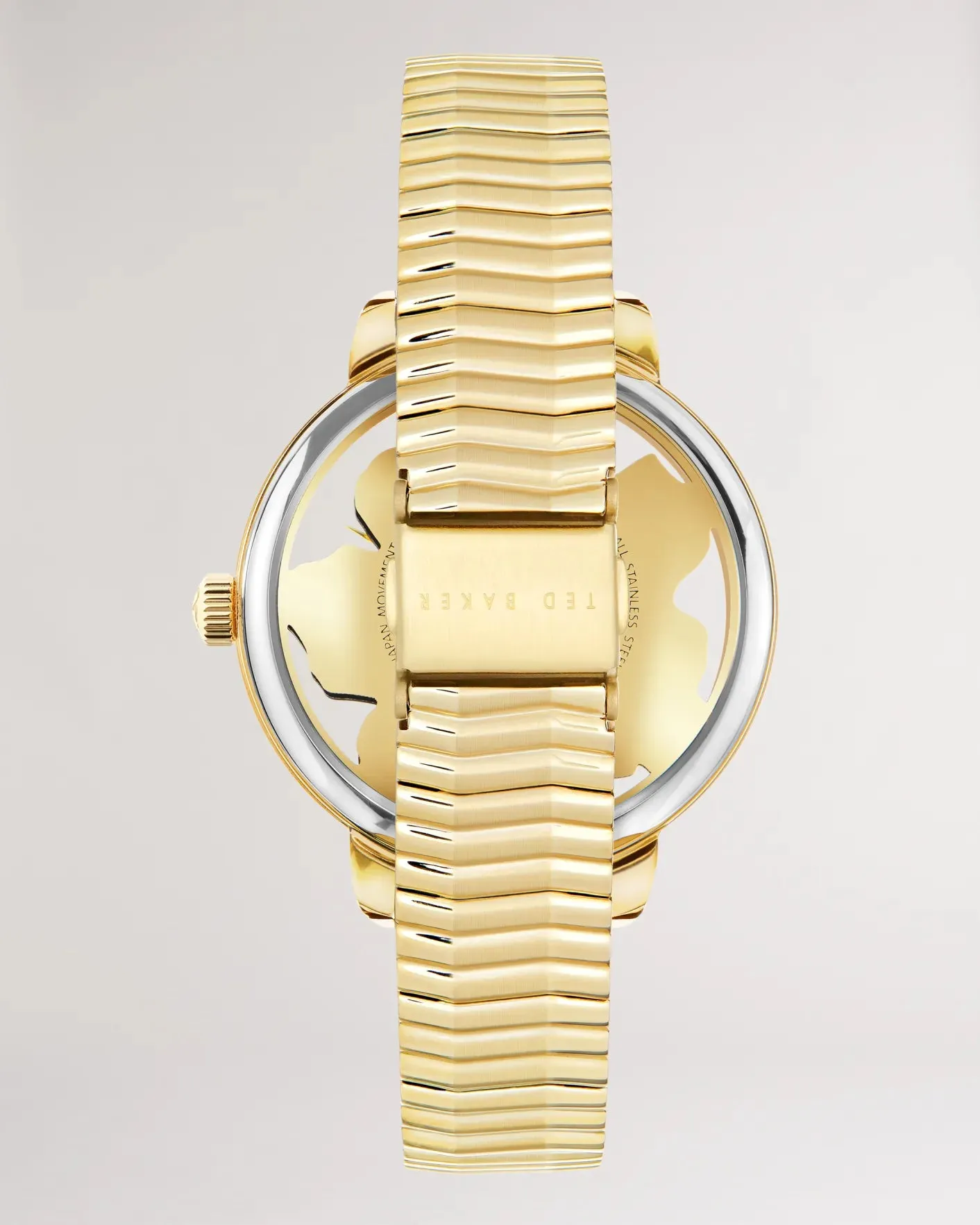 Ted Baker - Lillli Gold Magnolia Dial Bracelet Watch