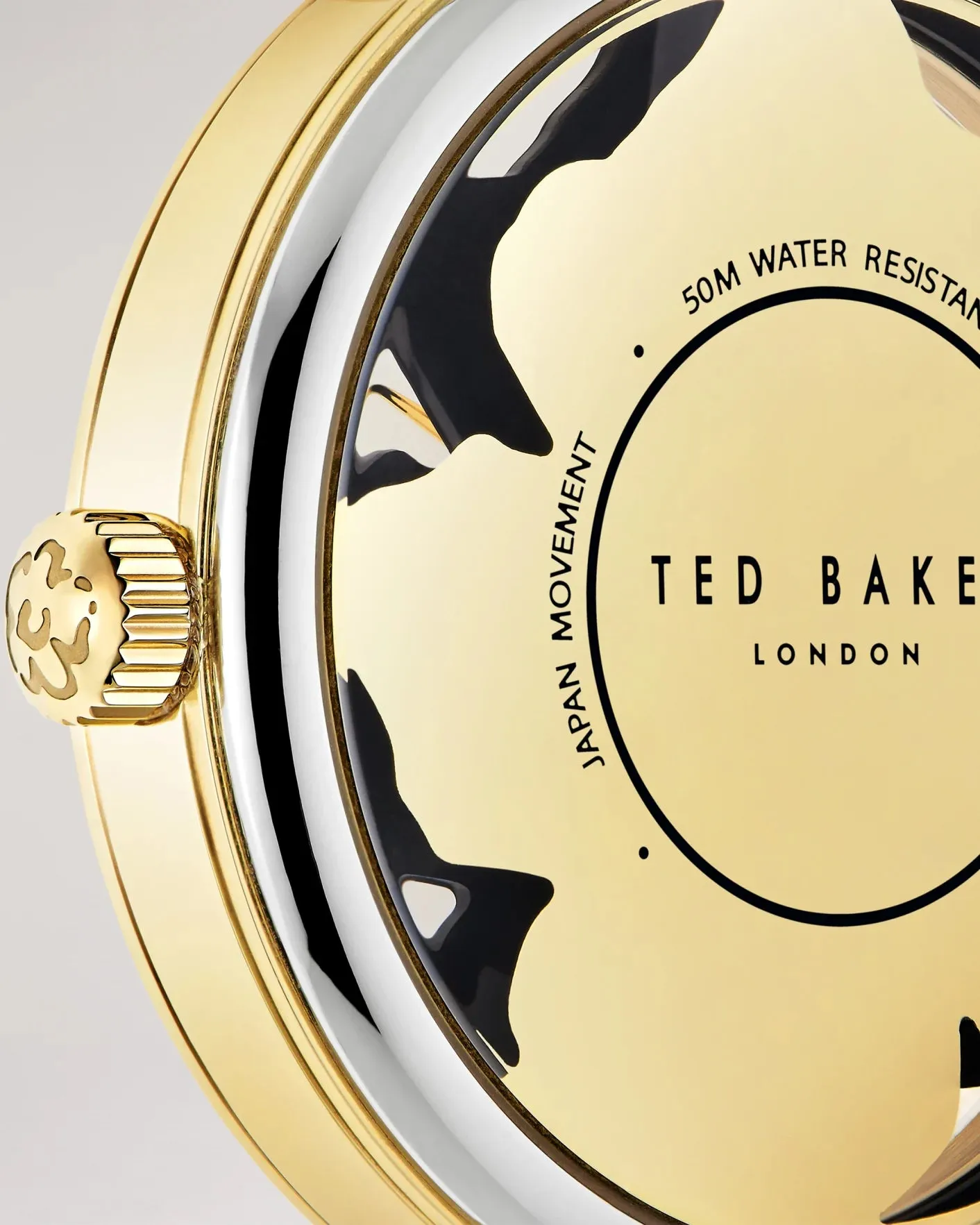 Ted Baker - Lillli Gold Magnolia Dial Bracelet Watch