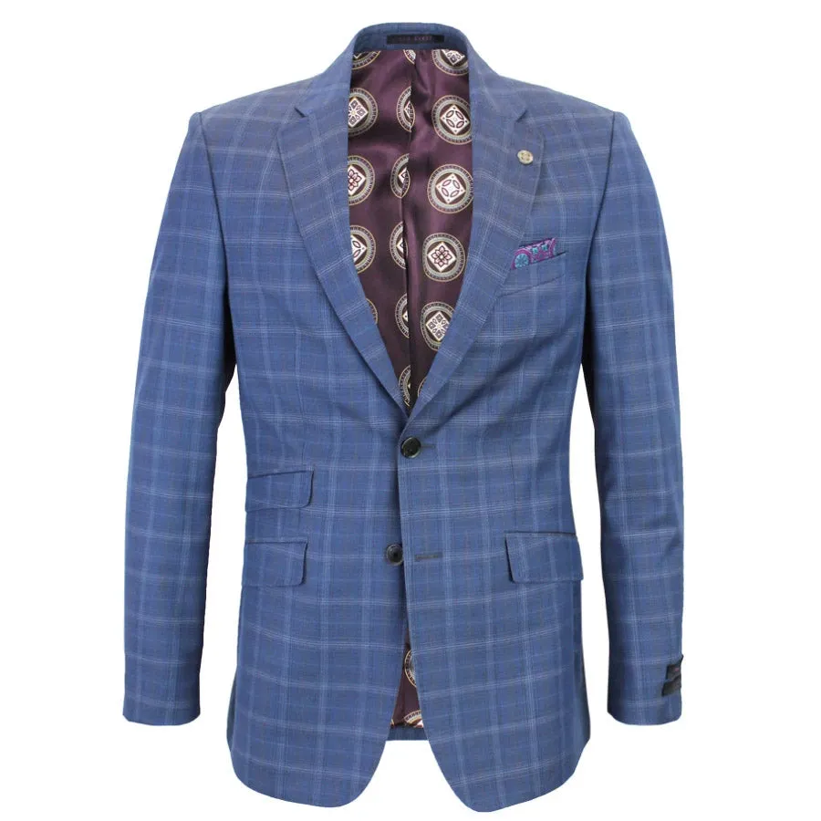 Ted Baker - Maevej Sterling Check Suit in Blue