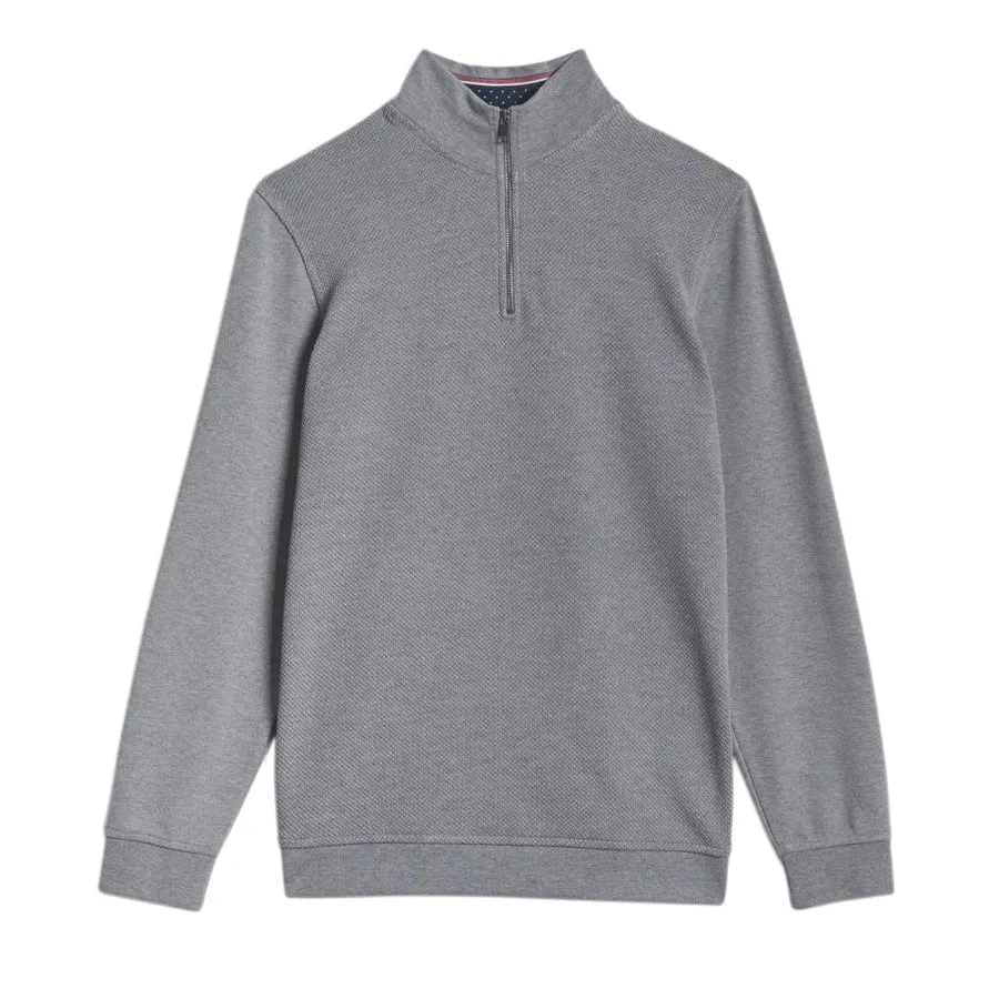 Ted Baker - REBAL Funnel Neck Jumper in Grey Marl