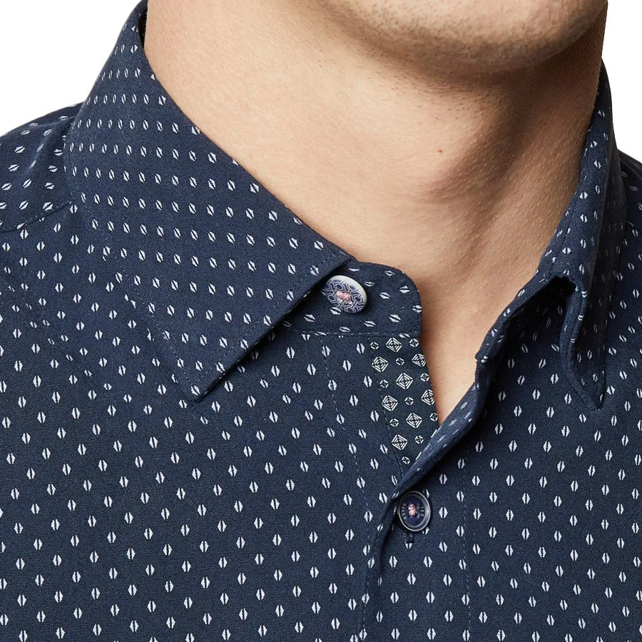 Ted Baker - ROKABI Printed Shirt in Navy