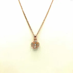 TED BAKER Rose Gold Crystal Necklace