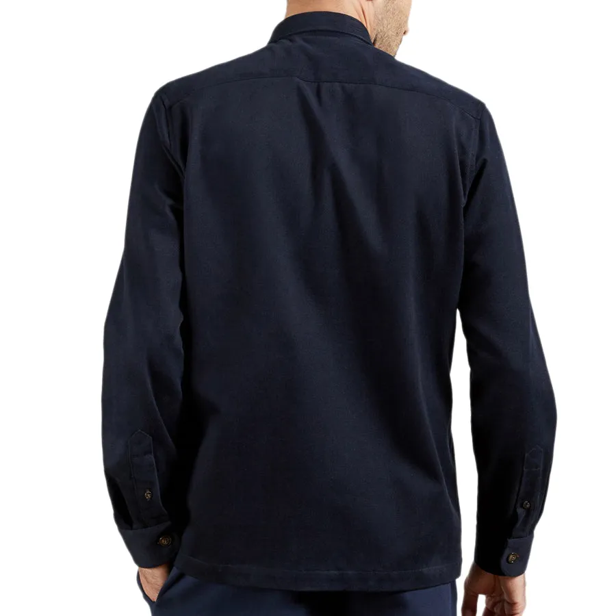 Ted Baker - SCON Twill Overshirt in Navy