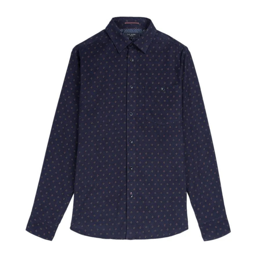 Ted Baker - SPOONIE Cord Shirt in Navy