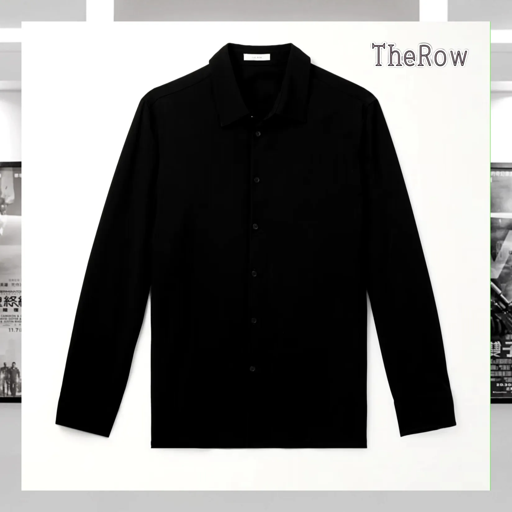 The Row  |Wool Long Sleeves Plain Shirts