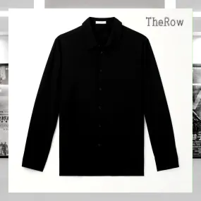 The Row  |Wool Long Sleeves Plain Shirts