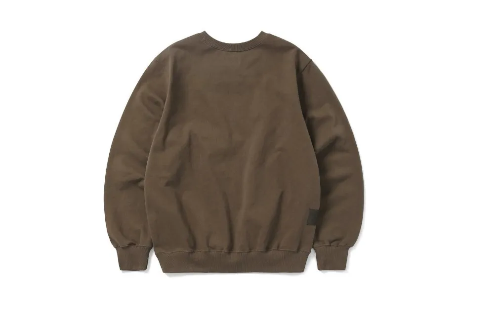 thisisneverthat  |Crew Neck Long Sleeves Cotton Tops