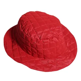 Tia Cibani Kids Child Down Bucket Hat Big Red