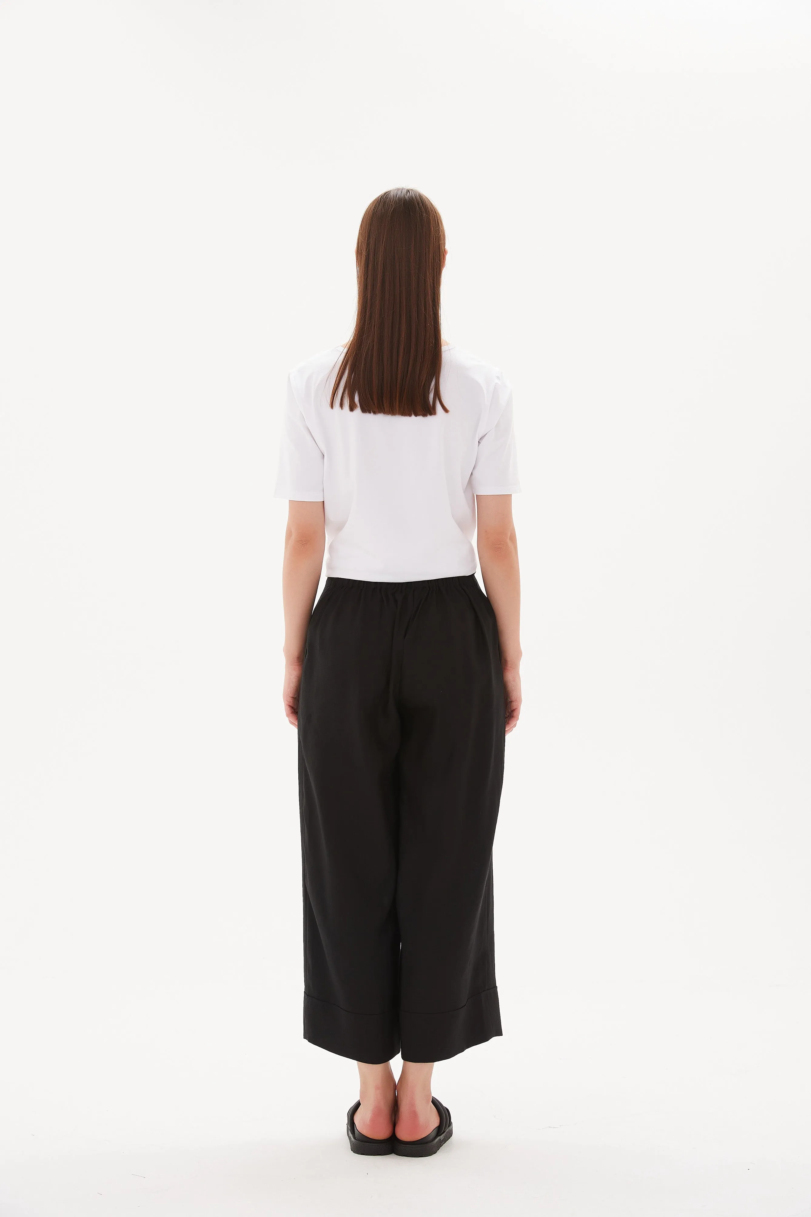 Tirelli - Classic Linen Pant - Black