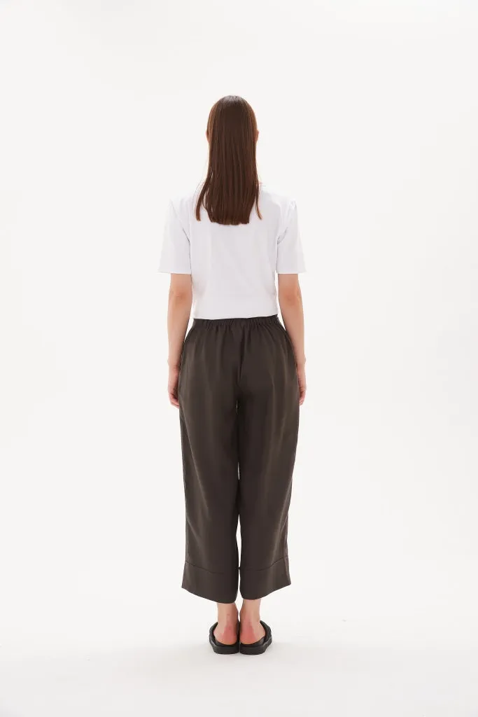 Tirelli - Classic Linen Pant - Deep Charcoal