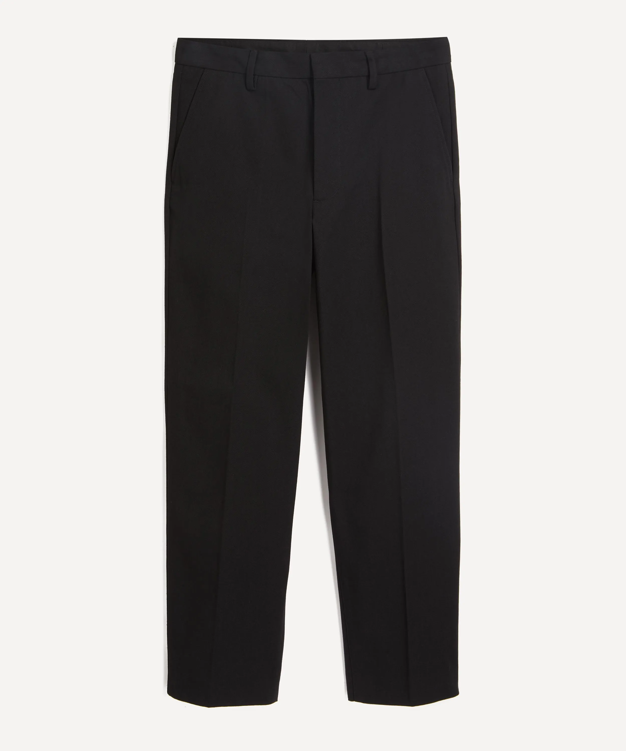 Twill Cotton-Blend Trousers