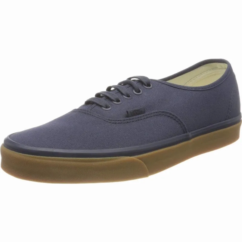 Vans 12 OZ CANVAS AUTHENTIC SHOES ((12 CANVAS) PARISIAN NIGHT/GUM) WOMEN NAVY, SIZE