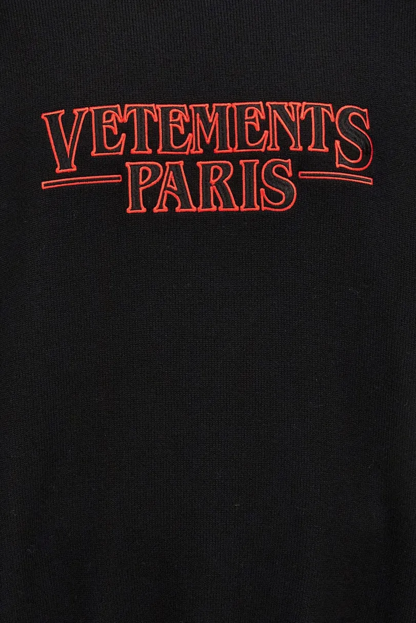 VETEMENTS  |Crew Neck Pullovers Unisex Wool Street Style U-Neck