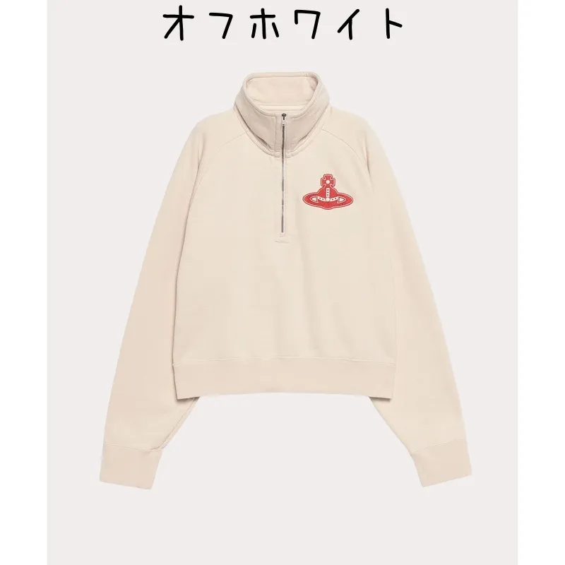 Vivienne Westwood  |Casual Style Long Sleeves Plain Cotton Logo