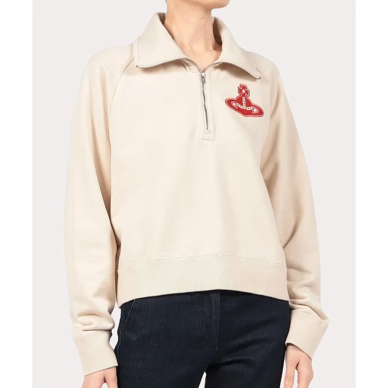 Vivienne Westwood  |Casual Style Long Sleeves Plain Cotton Logo