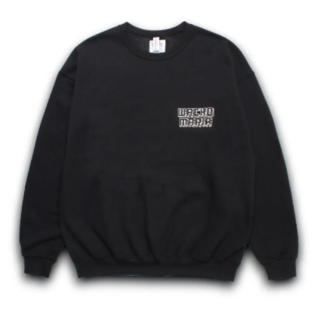 WACKO MARIA  |Crew Neck Pullovers Street Style Long Sleeves Plain Cotton