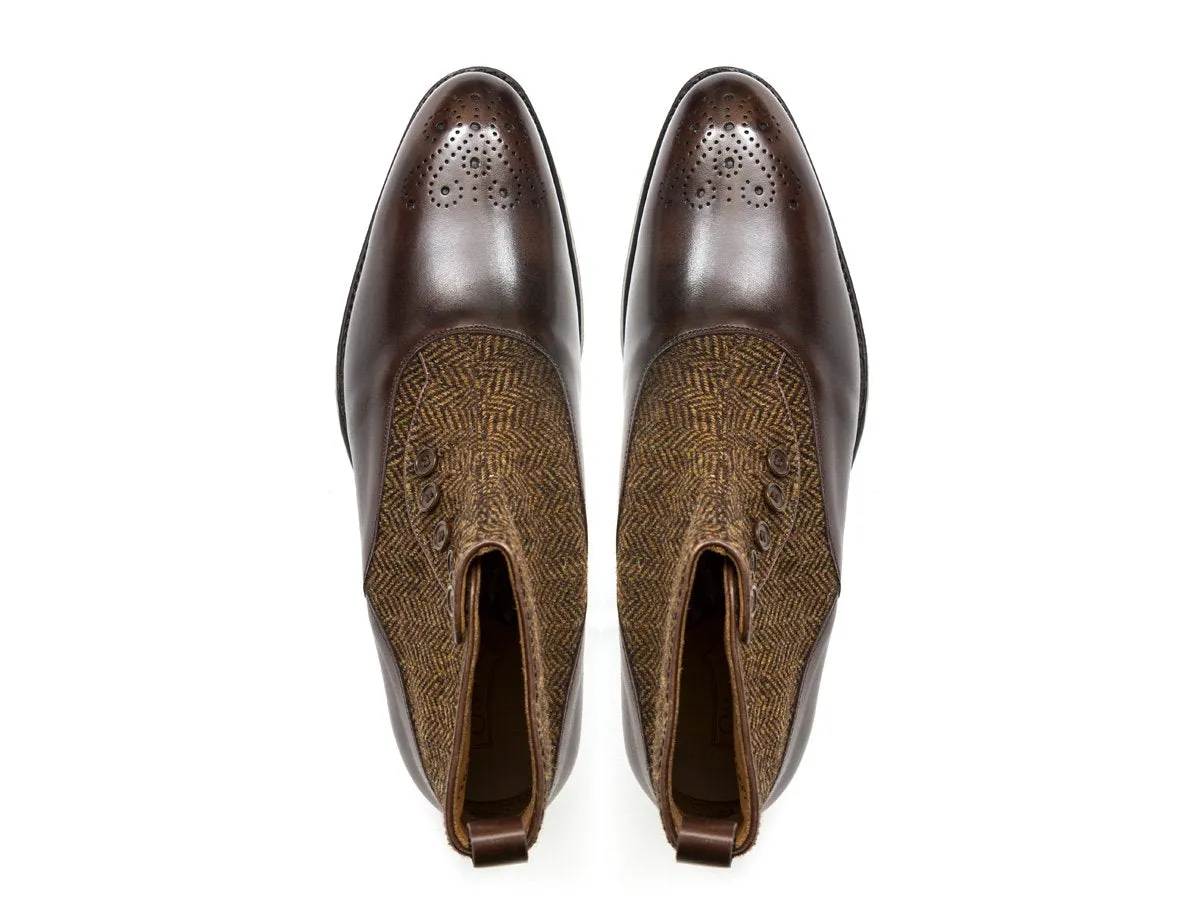 Westlake - MTO - Antique Brown Calf / Gold Tweed - NGT Last - Single Leather Sole