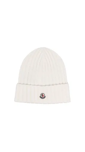 Wool Beanie - White