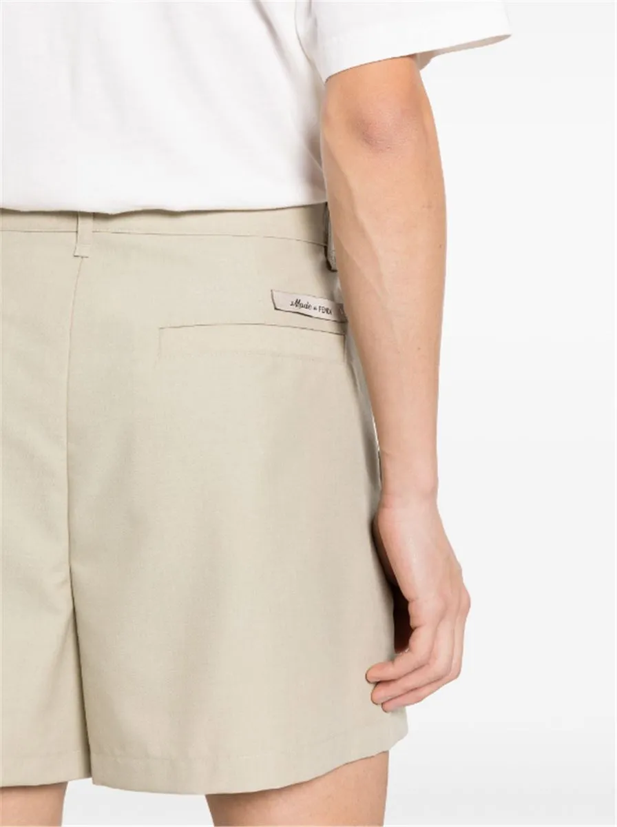 WOOL BERMUDA SHORTS