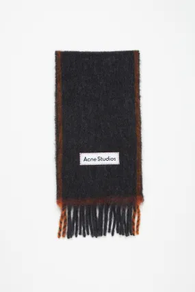 Wool mohair scarf - Narrow