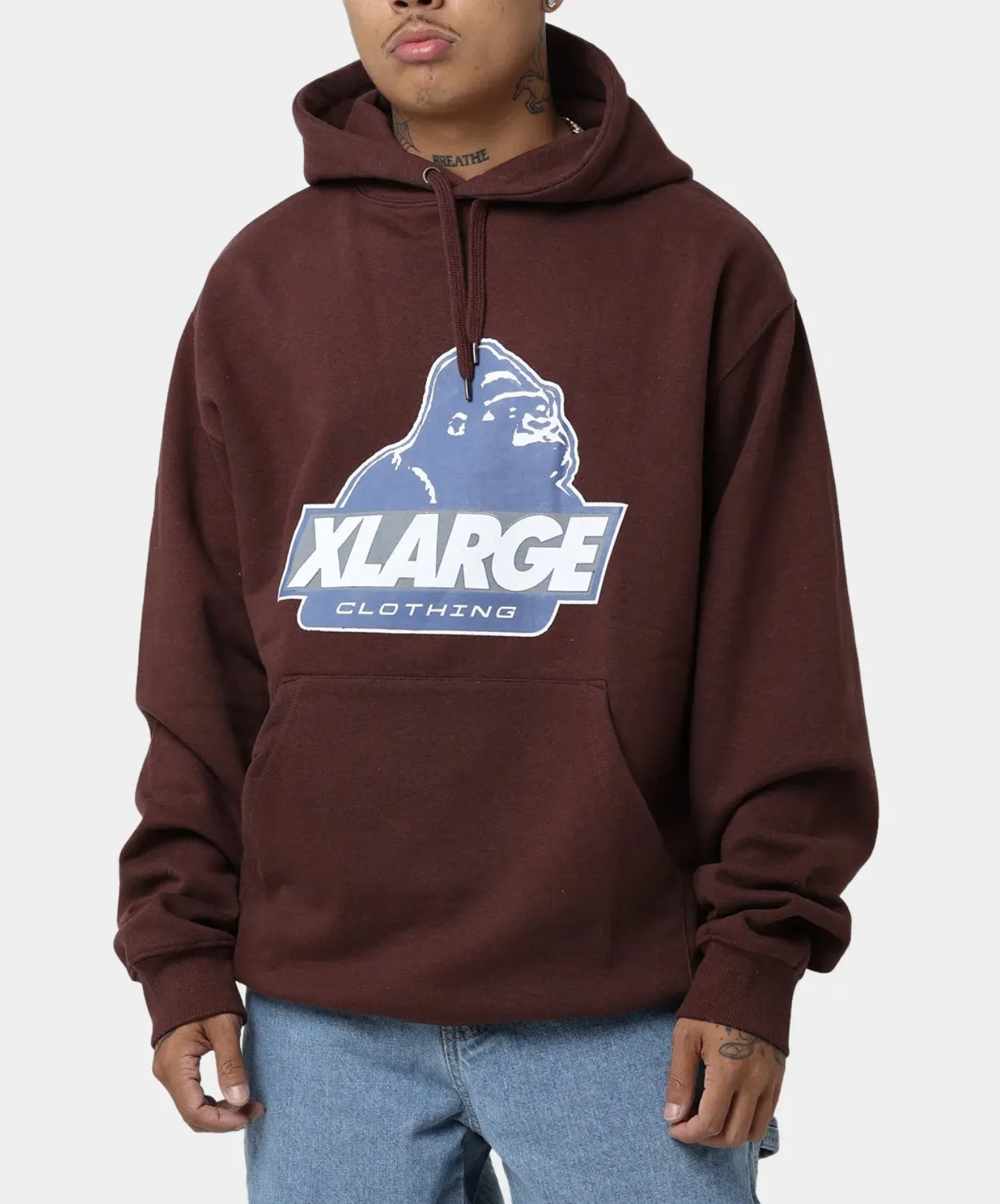 X-Large  |Pullovers Blended Fabrics Street Style Long Sleeves Plain