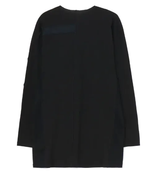 Yohji Yamamoto  |Pullovers Street Style U-Neck Long Sleeves Plain Cotton