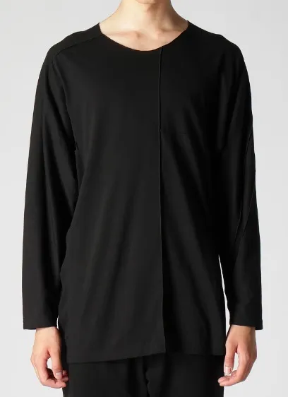 Yohji Yamamoto  |Pullovers Street Style U-Neck Long Sleeves Plain Cotton