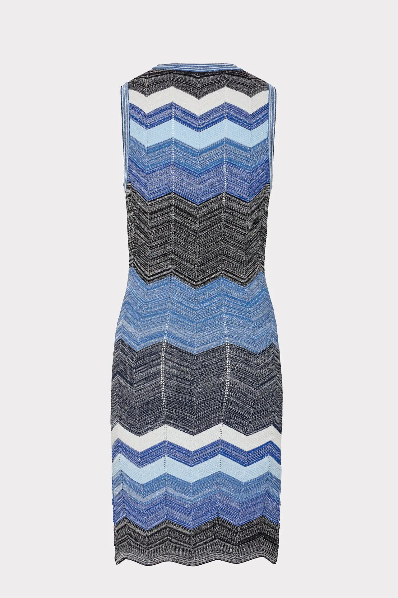 Zig Zag Knit Mini Dress