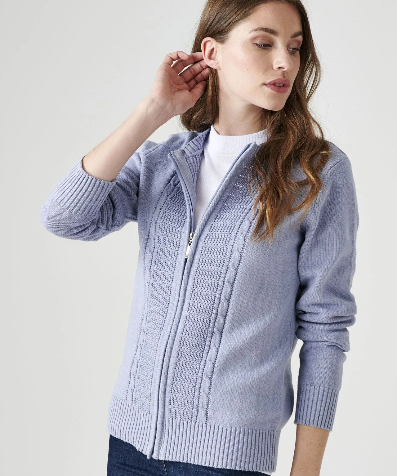 Zip Cardigan